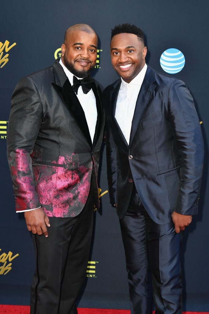 LAS VEGAS, NV - MARCH 24: Jason Nelson (L) and Jonathan Nelson attend he 33rd annual Stellar Gospel Music Awards at the Orleans Arena on March 24, 2018 in Las Vegas, Nevada. (Photo by Earl Gibson III/Getty Images)