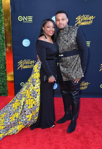 LAS VEGAS, NV - MARCH 24: Nominee Todd Dulaney (R) and guest attend the 33rd annual Stellar Gospel Music Awards at the Orleans Arena on March 24, 2018 in Las Vegas, Nevada. (Photo by Earl Gibson III/Getty Images) LAS VEGAS, NV - MARCH 24: Nominee Todd Dulaney (R) and guest attend the 33rd annual Stellar Gospel Music Awards at the Orleans Arena on March 24, 2018 in Las Vegas, Nevada. (Photo by Earl Gibson III/Getty Images)