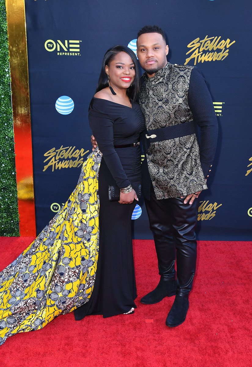 LAS VEGAS, NV - MARCH 24: Nominee Todd Dulaney (R) and guest attend the 33rd annual Stellar Gospel Music Awards at the Orleans Arena on March 24, 2018 in Las Vegas, Nevada. (Photo by Earl Gibson III/Getty Images)