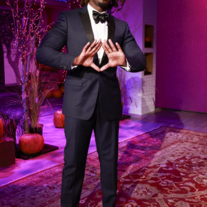 Trick or Treat - It's THE TALK’s Halloween Palooza! The hosts transform into today’s hottest music superstars Tuesday, October 31, 2023, on the CBS Television Network and Paramount+. Pictured: Akbar Gbajabiamila. Photo: Sonja Flemming/CBS ©2023 CBS Broadcasting, Inc. All Rights Reserved. Trick or Treat - It's THE TALK’s Halloween Palooza! The hosts transform into today’s hottest music superstars Tuesday, October 31, 2023, on the CBS Television Network and Paramount+. Pictured: Akbar Gbajabiamila. Photo: Sonja Flemming/CBS ©2023 CBS Broadcasting, Inc. All Rights Reserved.