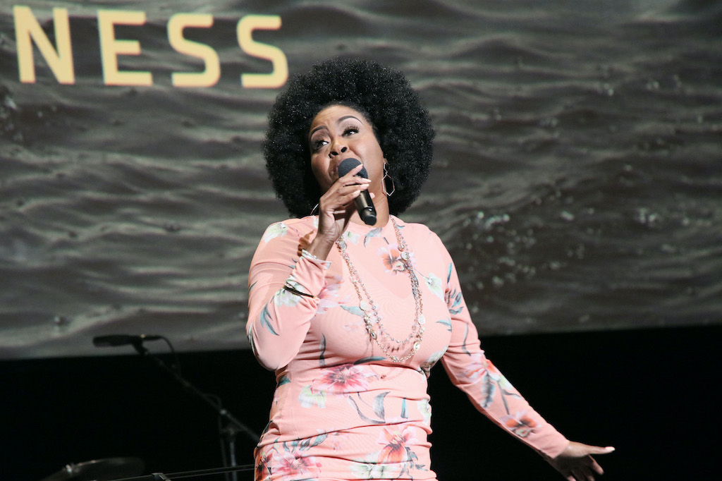 NORTH HOLLYWOOD, CALIFORNIA - NOVEMBER 06: Lena Byrd Miles performs during the BET+ premiere screening for "Kingdom Business" Season 2 at Television Academy's Wolf Theatre at the Saban Media Center on November 06, 2023 in North Hollywood, California. (Photo by Robin L Marshall/Getty Images for BET+ )