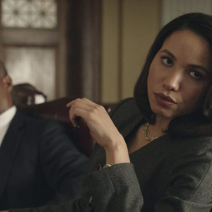 Gralen Bryant Banks as Walter Lee, Doug Spearman as Richard Mayfield, and Jurnee Smollett as Mame Downes in The Burial Photo: Courtesy of Amazon Prime © AMAZON CONTENT SERVICES LLC