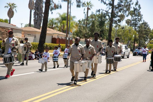 LOS ANGELES, CA - JANUARY 14: Dignitaries, bands, organizations and more participate in the 38th Annual Kingdom Day Parade. Organized by CORE-CA, and Televised live on ABC - Photo by Karim Saafir