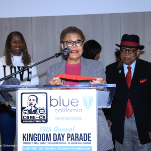 Los Angeles, California, USA. 15th January, 2024.  attending the 39th Annual MLK Kingdom Day Parade - VIP Breakfast, at the BMO Stadium at the Founders Club Room in Los Angeles, California on January 15, 2024. Credit: Sheri Determan