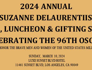 2024 Annual Suzanne De Laurentiis Gala, Luncheon and Gifting Suite