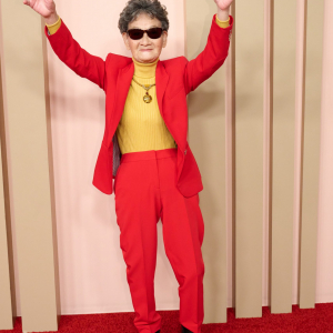 Yi Yan Fuei arrives at the Oscar Nominee Luncheon held in the International Ballroom at the Beverly Hilton on Monday, February 12, 2024. The 96th Oscars will air on Sunday, March 10, 2024 live on ABC.