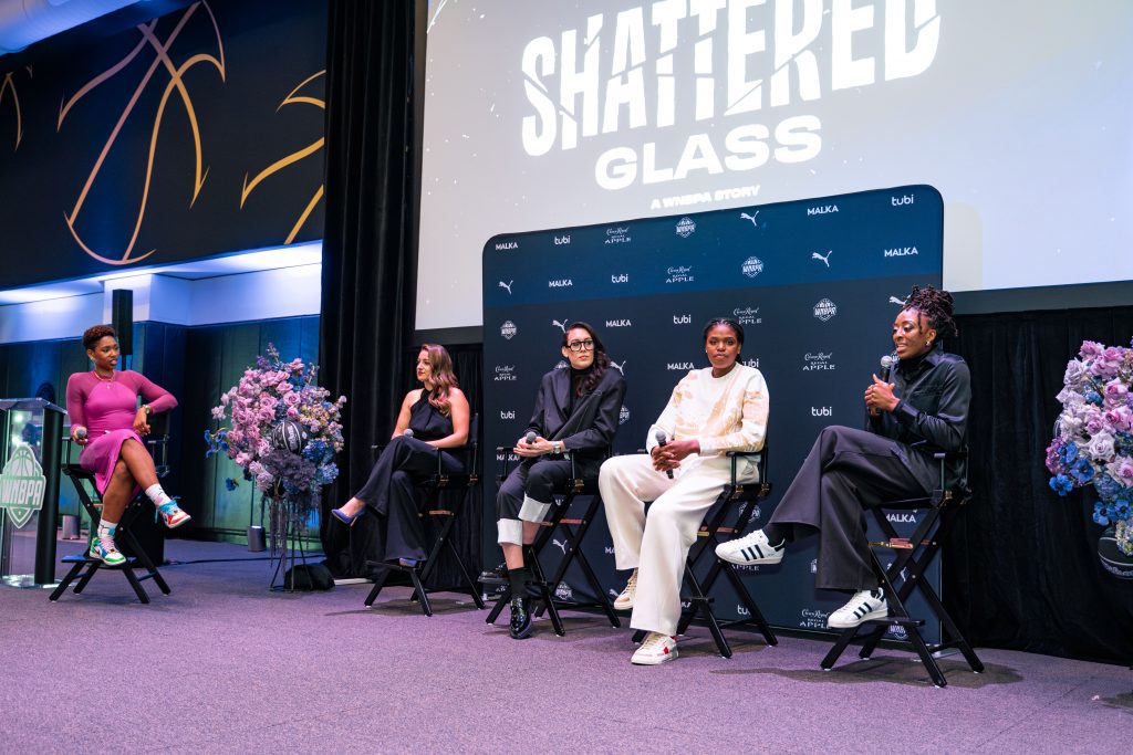 Shattered Glass: A WNBPA Story premiere at the WNBPA Headquarters in New York City(Photo Credit: WNBPA/Chris Samson)
