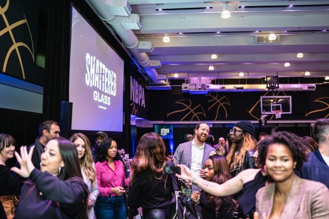 Shattered Glass: A WNBPA Story premiere at the WNBPA Headquarters in New York City(Photo Credit: WNBPA/Chris Samson)