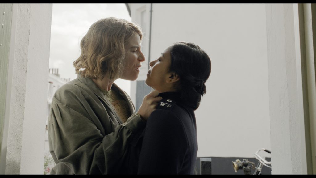 Jessie Buckley as Rose Gooding, Anjana Vasan as Gladys Moss in 'Wicked Little Letters' Image: Parisa Taghizadeh. Courtesy of Sony Pictures Classics