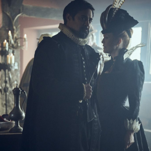 Mary & George_Episode 101_The Second Son_Left to Right: Ankur Bahl ("Xander the Bookeeper") and Julianne Moore (“Mary Villiers”)