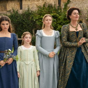 My Lady Jane Emily Bader as Lady Jane Grey, Robyn Betteridge as Margaret Grey, Isabella Brownson as Katherine Grey and Anna Chancellor as Frances Grey