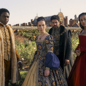 My Lady Jane Jordan Peters as King Edward, Kate O'Flynn as Princess Mary, Dominic Cooper as Lord Seymour, Abbie Hern as Bess