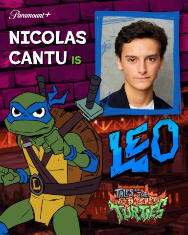 Nicolas Cantu as the voice of Leo in Tales of the TMNT streaming on Paramount+ 2024. Photo credit: Paramount+