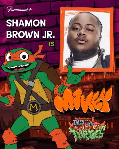 Shamon Brown Jr. as the voice of Mikey in Tales of the TMNT streaming on Paramount+ 2024. Photo credit: Paramount+