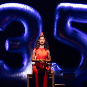 Britney Coleman as Bobbie in the North American Tour of COMPANY.Photo credit: Matthew Murphy for MurphyMade