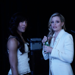 Michaela Jaé Rodriguez and Elizabeth Banks Photo IFC Films