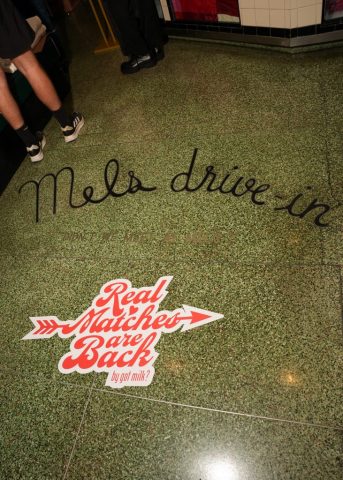 WEST HOLLYWOOD, CALIFORNIA - OCTOBER 08: View of atmosphere as 'Love Island USA' star Kordell Beckham kicks off cuffing season with the creators of iconic 'Got Milk?' to debut "Real Matches are Back" campaign at Mel's Drive In on October 08, 2024 in West Hollywood, California. (Photo by Presley Ann/Getty Images for California Milk Processor Board - Creators of Iconic 'GOT MILK?'