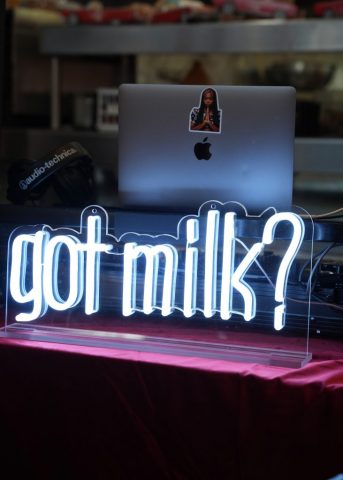 WEST HOLLYWOOD, CALIFORNIA - OCTOBER 08: View of atmosphere as 'Love Island USA' star Kordell Beckham kicks off cuffing season with the creators of iconic 'Got Milk?' to debut "Real Matches are Back" campaign at Mel's Drive In on October 08, 2024 in West Hollywood, California. (Photo by Presley Ann/Getty Images for California Milk Processor Board - Creators of Iconic 'GOT MILK?'