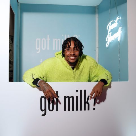 WEST HOLLYWOOD, CALIFORNIA - OCTOBER 08: 'Love Island USA' star Kordell Beckham kicks off cuffing season with the creators of iconic 'Got Milk?' to debut "Real Matches are Back" campaign at Mel's Drive In on October 08, 2024 in West Hollywood, California. (Photo by Presley Ann/Getty Images for California Milk Processor Board - Creators of Iconic 'GOT MILK?')