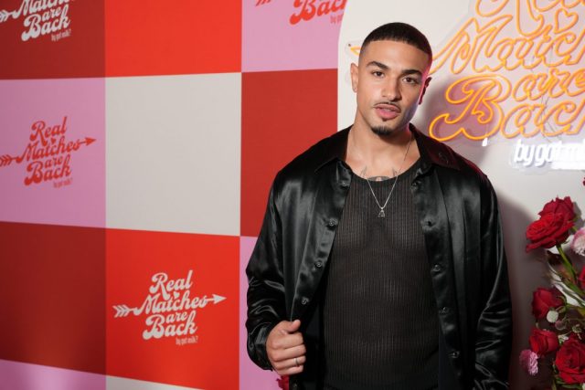 WEST HOLLYWOOD, CALIFORNIA - OCTOBER 08: Miguel Harichi poses as 'Love Island USA' star Kordell Beckham kicks off cuffing season with the creators of iconic 'Got Milk?' to debut "Real Matches are Back" campaign at Mel's Drive In on October 08, 2024 in West Hollywood, California. (Photo by Presley Ann/Getty Images for California Milk Processor Board - Creators of Iconic 'GOT MILK?')