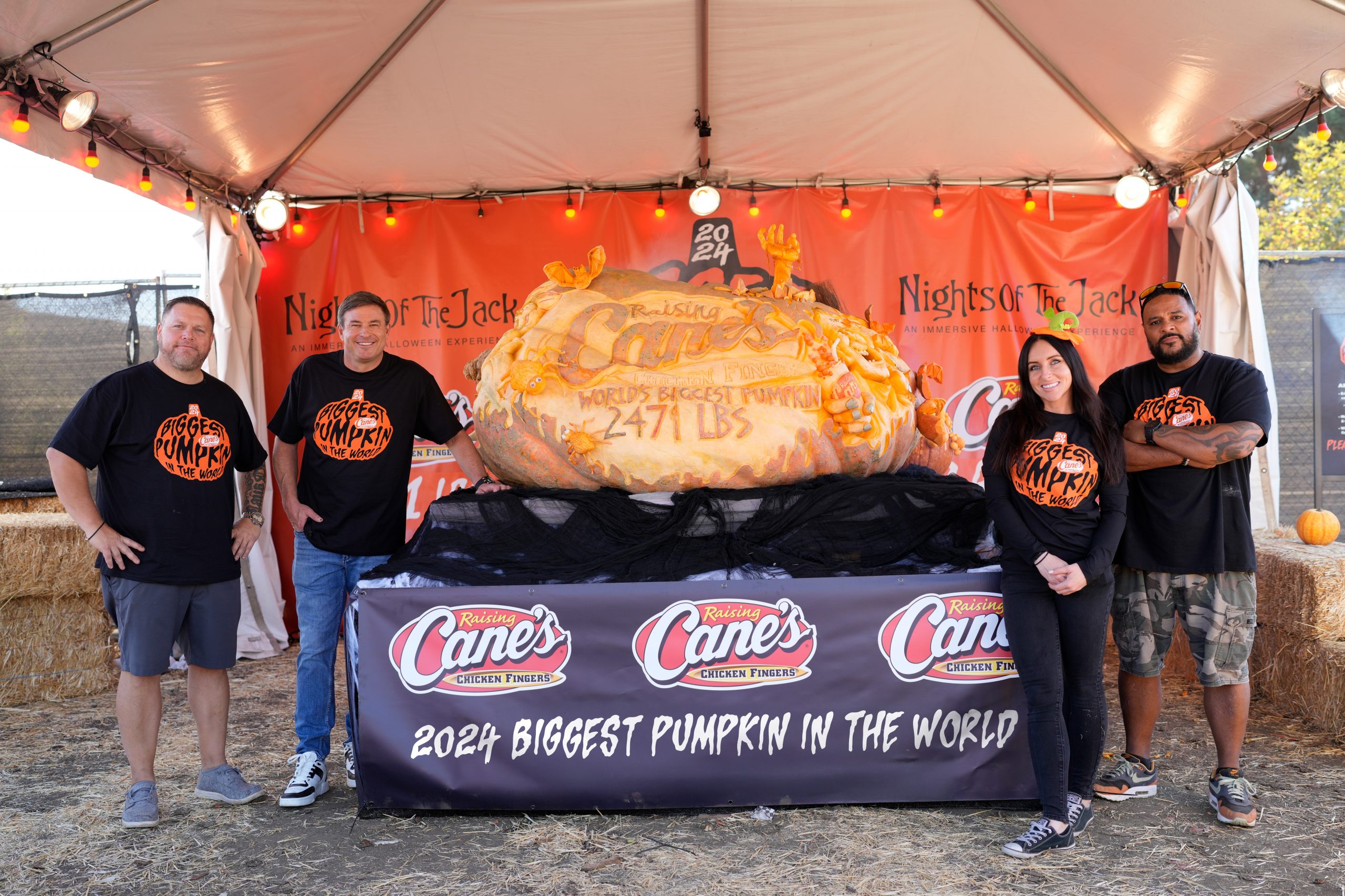 World's Biggest Pumpkin Photo Credit: Raising Cane’s