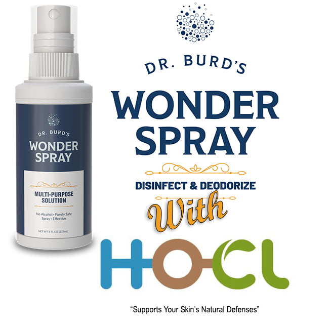 Dr. Burd’s Wonder Spray: All-Natural Antimicrobial Skin Solution"