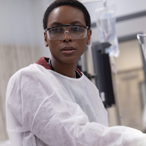 Dr. Collins(Tracy Ifeachor) Team cuts open Hank and removes the nail. (Warrick Page/MAX)