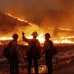 Fire Crews at Kenneth West Hills LA Area Fire Jan 9th AP Photo/Ethan Swope