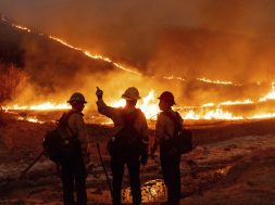 Fire Crews at Kenneth West Hills LA Area Fire Jan 9th AP Photo/Ethan Swope