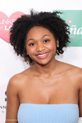 Linked by Love Tv Series Red Carpet Premiere Toluca Lake, California, USA. 10th February, 2025. Kiana Nicole Washington attending the "Linked by Love" red carpet premiere at Catcher in the Rye in Toluca Lake, California. Credit: Sheri Determan
