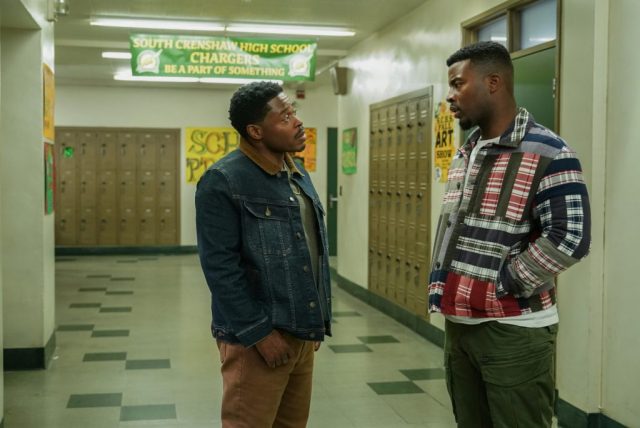 All American-“Business is Business” Pictured (L-R): Kareem J. Grimes as Preach and Daniel Ezra as Spencer James-Photo:Troy Harvey/The CW © 2024 The CW Network, LLC. All Rights Reserved.