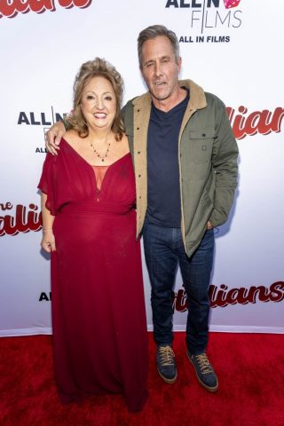 Director / Actress  Michelle Danner, Actor Rob Estes   attend Los Angeles Premiere of 'The Italians' at Harmony Gold Theatre, Los Angeles, CA, April  10th, 2025/Photo Eugene Powers