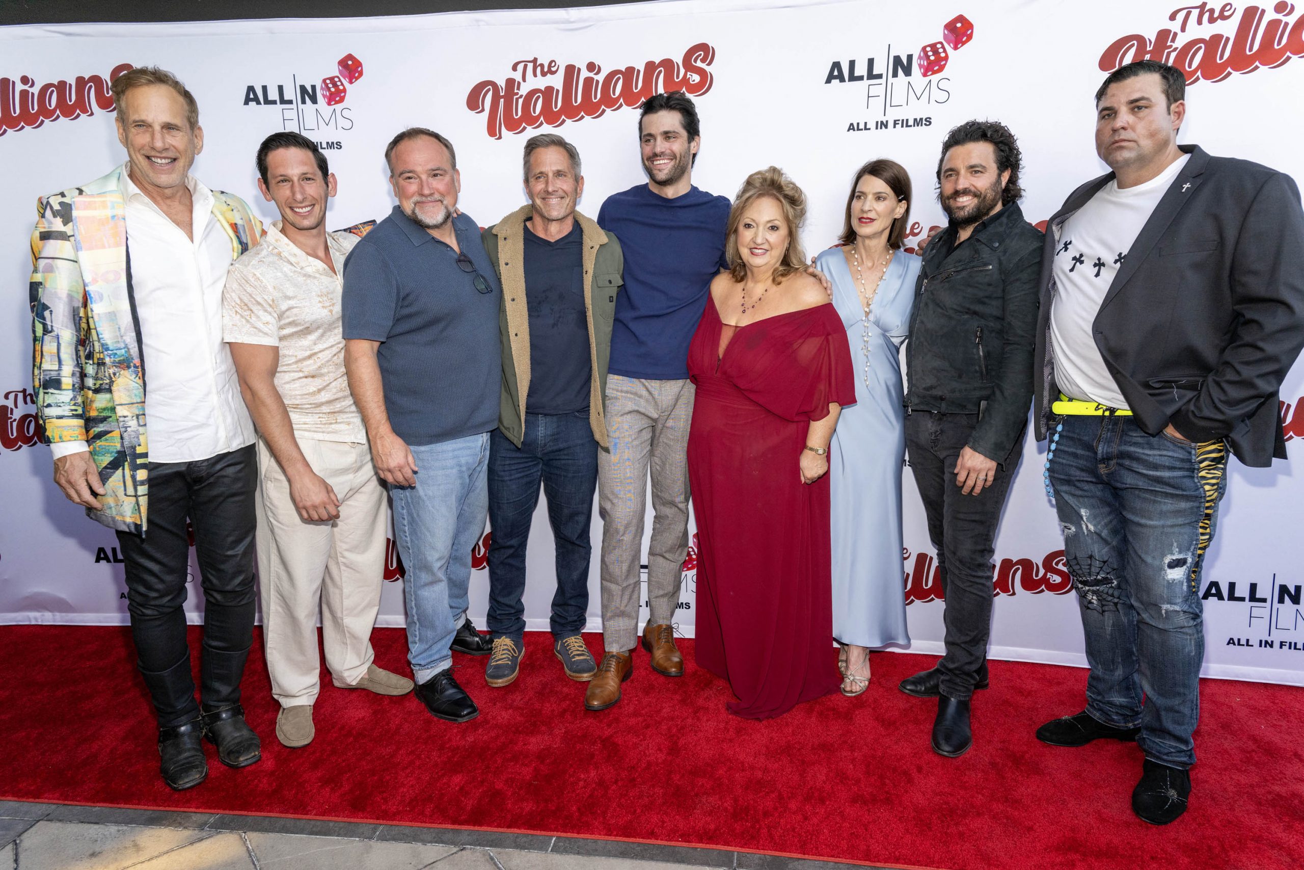 Cast of The Italians attends Los Angeles Premiere of 'The Italians' at Harmony Gold Theatre, Los Angeles, CA, April 10th, 2025