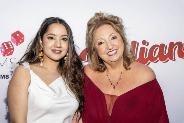 Actress Rishita Mukherjee, Director / Actress  Michelle Danner  attend Los Angeles Premiere of 'The Italians' at Harmony Gold Theatre, Los Angeles, CA, April  10th, 2025/Photo Eugene Powers