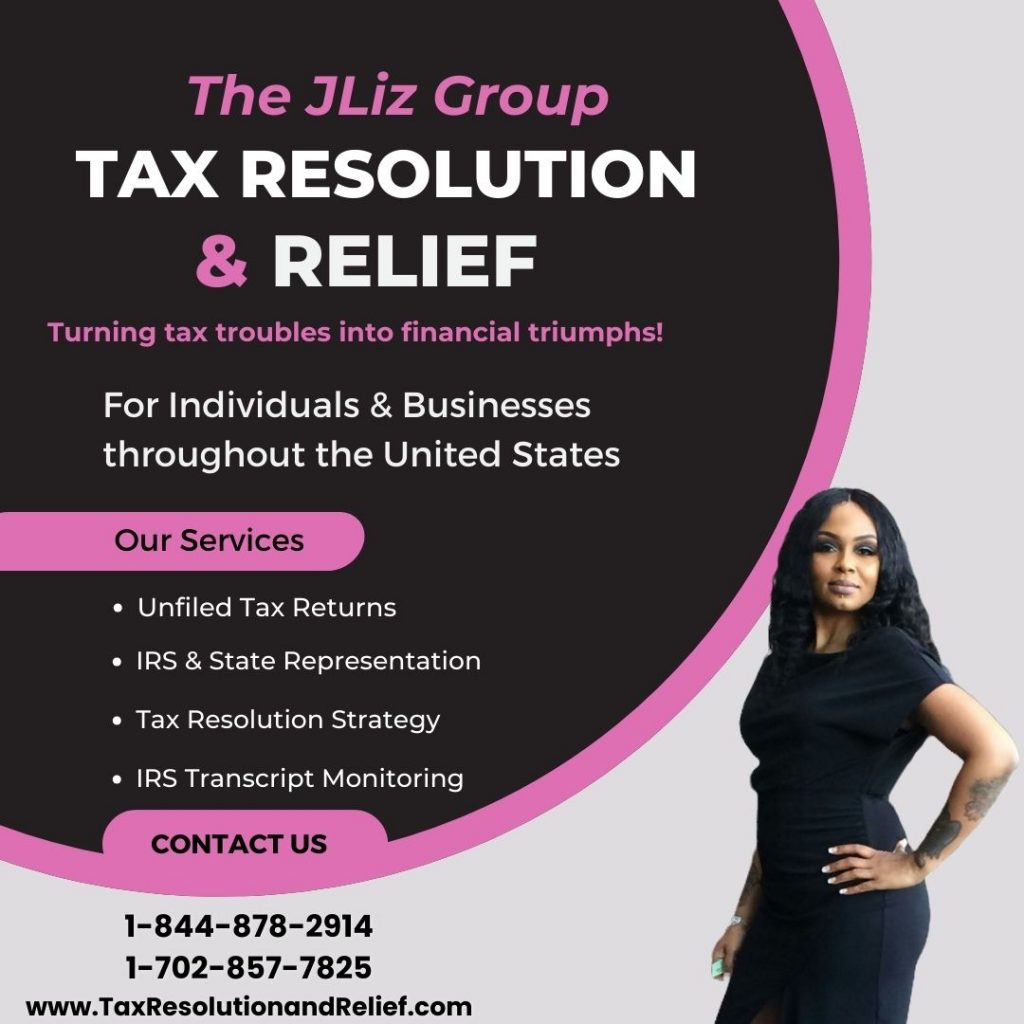 The JLiz Group Tax Resolution & Relief