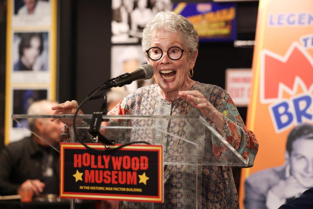 Actress Jackie Joseph talks about experience with Groucho Marx on "You Bet Your Life.)