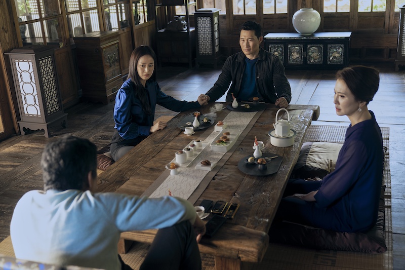 (L-R) Kim Tae-hee, Daniel Dae Kim, Lee Il-hwa, Sung Dong-il/Courtesy Prime Video