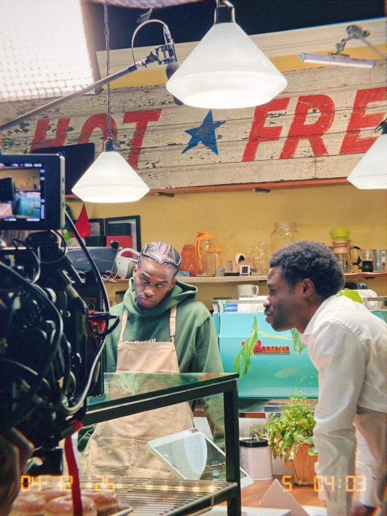 (LtoR) Hanad Abdi,Garrick Bernard