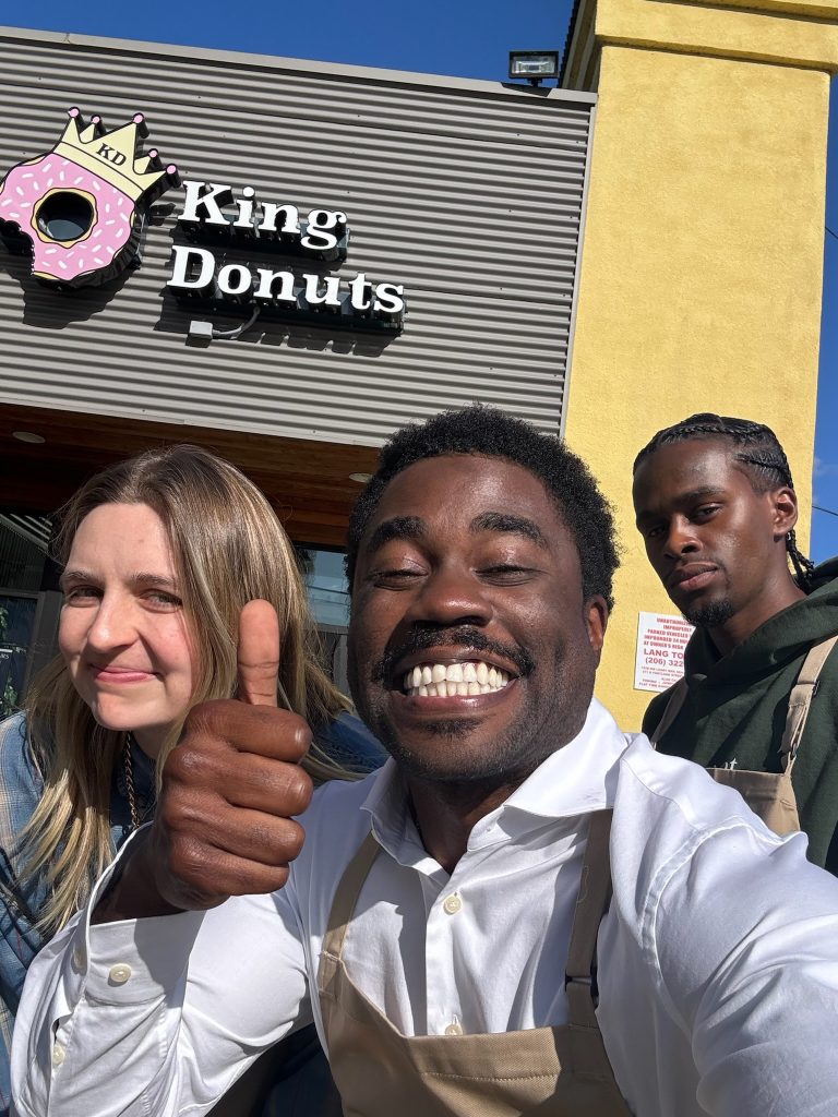 (Lto R) Holmes,Garrick Bernard, Hanad Abdi