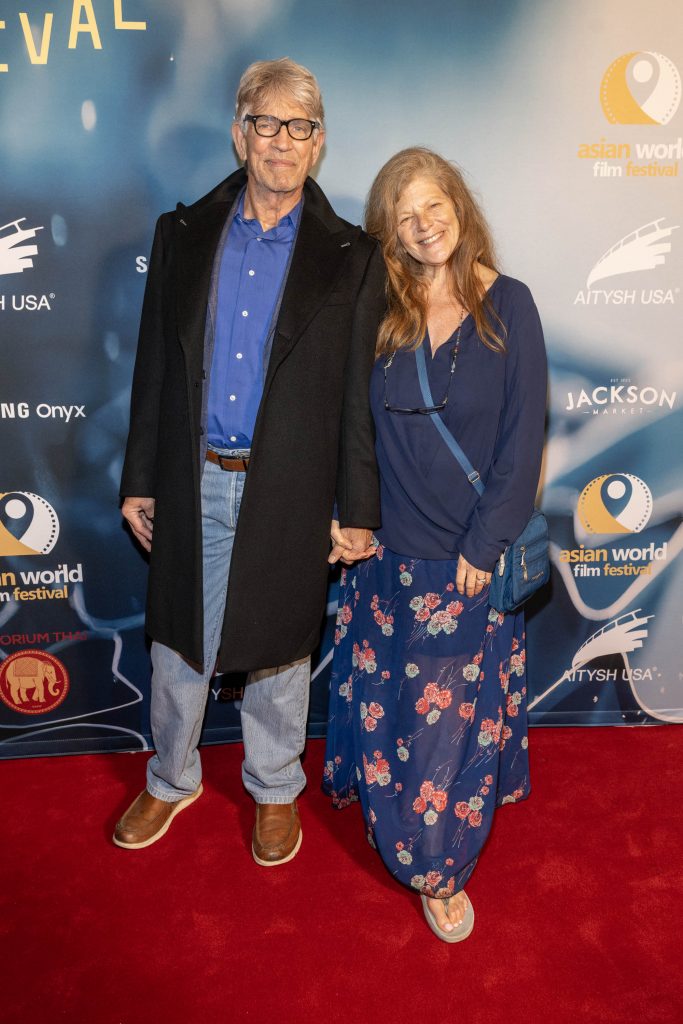 Actors Eric and Eliza Roberts attends World Premiere of 'Love and Karma' at 11th Asian World Film Festival, Los Angeles, CA, November 16, 2025 Photo/Eugene Powers