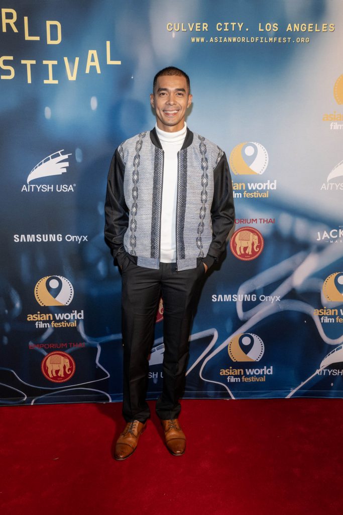 Jojo Riguerra attends World Premiere of 'Love and Karma' at 11th Asian World Film Festival, Los Angeles, CA, November 16, 2025 Photo/Eugene Power