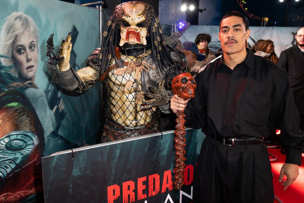 Dimitrius Schuster-Koloamatangi attends the UK Special Screening of 20th Century Studios' 'Predator: Badlands' at BFI IMAX, London on October 27th, 2025. (Photo by StillMoving.Net for The Walt Disney Company Limited)