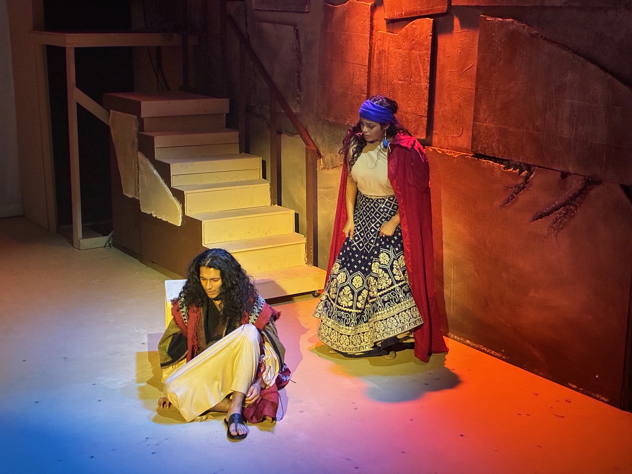 (l to r) Moses, Tzipporah – Photo by Steve Moyer