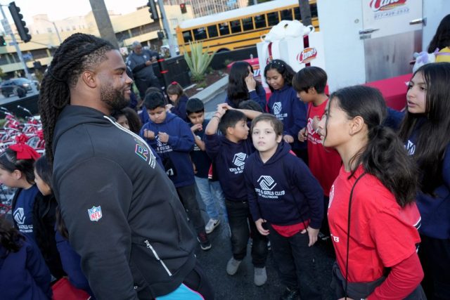 Lacey Chabert Teams Up With Raising Cane’s Founder Todd Grav Donate 120 Bikes To Boys & Girls Club Of Hollywood Lacey Chabert Teams Up With Raising Cane’s Founder Todd Graves To Donate 120 Bikes To Boys & Girls Club Of Hollywood