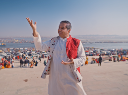 Siddhant Bhatia from the album Sounds of Kumbha shot during the Mahakumbh held at Prayagraj in January-February 2025 (Photo courtesy: soultraxstudios)