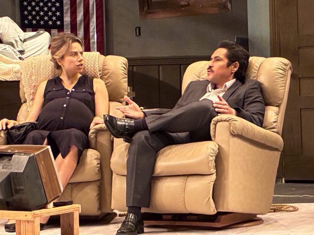 (l to r) Victoria Ratermanis (Molly Medina) and Lakin Valdez (Ronnie Medina) Photo by Steve Moyer (l to r) Victoria Ratermanis (Molly Medina) and Lakin Valdez (Ronnie Medina) Photo by Steve Moyer